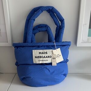 Anthropologie Mads Nørgaard Pillow Bag Amparo Blue